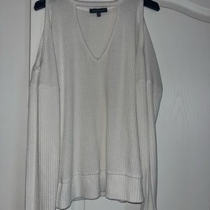 A white sweater, size small